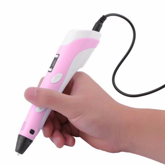 Оригинальная 3d ручка 3D ручка Smart 3D Pen 2 розовая / 3d ручка на аккумуляторе / Оригинальная TB-395 3d ручка | Зображення 5