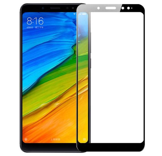 Full Glue захисне скло для Xiaomi Redmi Note 5 / Note 5 Pro - Black