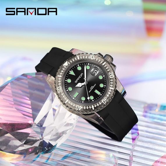 Чоловічий годинник Sanda 9007 All Black | Зображення 3