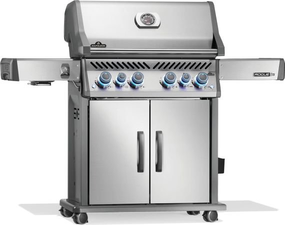 Газовий гриль Napoleon Rogue PRO-S 525 RSIB з бічним пальником Sizzle Zone і вертілем (69912)  нерж сталь RPS525RSIBPSS-2-UA Код: 012822 | Зображення 2