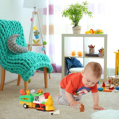 Развивающая игрушка Kiddi Smart Паровоз Лимпопо (свет, украинский язык) (063396) | Зображення 4