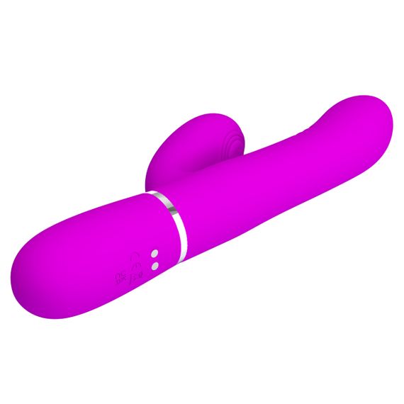 Вібромасажер із поступальним рухом серії Pretty Love - Mariana Twinkled Purple 7 vibration functions 4 rolling functions, Sex Aura | Зображення 7