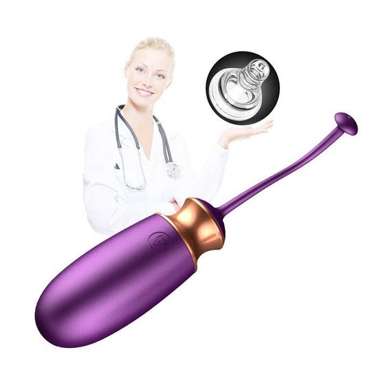 Віброяйце з підігрівом та пультом дистанційного керування - Vibrating Silicone Love EGG USB, BS6300001 sexstyle | Зображення 8