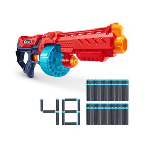 Игрушечное оружие Zuru X-Shot Red Быстрострельный бластер EXCEL Turbo Fire (48 патронов) (36270R)