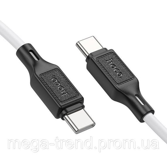 Кабель Hoco Type-C to Type-C Cool silicone charging data cable X90 |1m, 60W, 3A| | Зображення 7