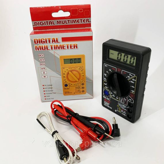 Тестер для електрика HAOYUE DT830C, Тестер напруги цифровий з функцією діодного тесту IY-56 | Зображення 7