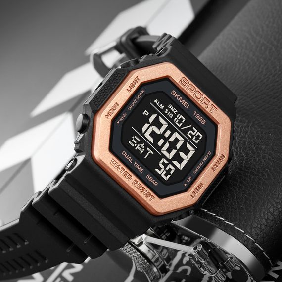 Чоловічий годинник Skmei 1988RG Rose-Gold | Зображення 3