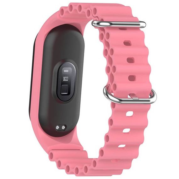 Ремінець Ocean Band для Xiaomi Mi Band 3/4/5/6/7 Рожевий / Pink | Зображення 2