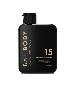 Масло для усиления загара с какао Bali body Tanning oil spf 15 Cacao (100 ml)