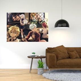 Плакат-постер з принтом Кавун Nanatsu no Taizai - Сім смертних гріхів A4 ПЛ000820(A4)