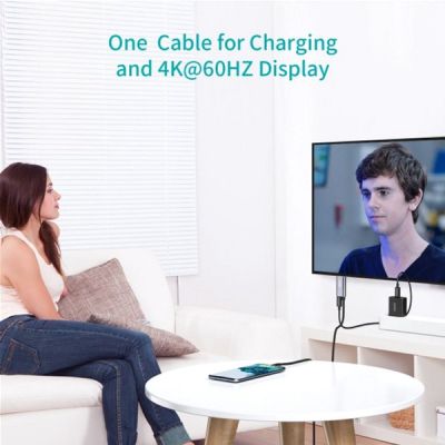 Кабель мультимедийный USB-C to HDMI M 1.8m 4K60Hz Choetech (XCH-M180GY) | Зображення 2