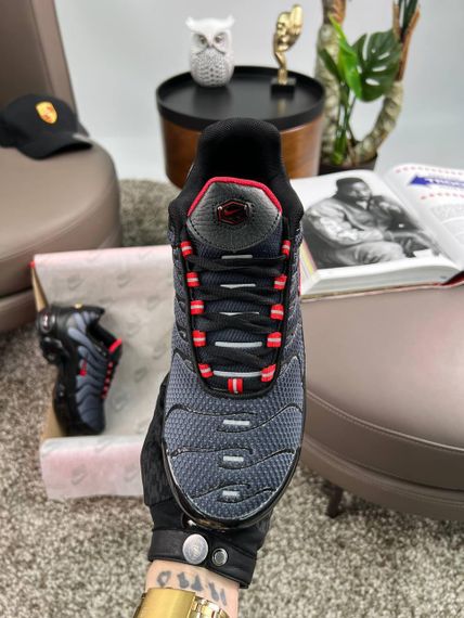 Чоловічі кросівки Air Max Plus New Black Grey Red , В'єтнам 42 26.5 | Зображення 5