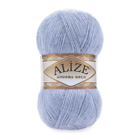 Пряжа Alize Angora Gold No 40 (Алізе Ангора Голд) – 20% вовна, 80% акрил, 100 г / 550 м