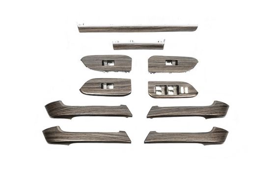 Комплект вставок під дерево (темне) для Toyota Land Cruiser Prado 150 2009-2023 рр