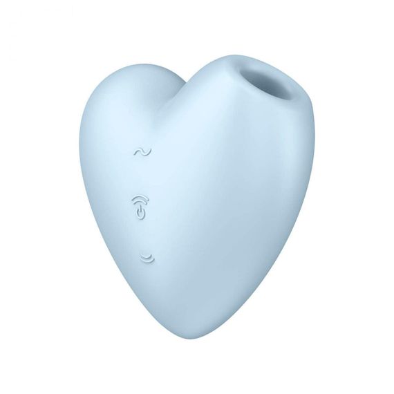 Вакуумний стимулятор - Satisfyer Cutie Heart Blue Sex Aura
