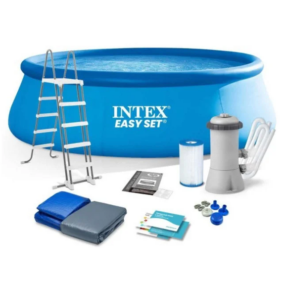 Надувний басейн сімейний Intex 26166 (457х107 см), 12430 л | Зображення 1