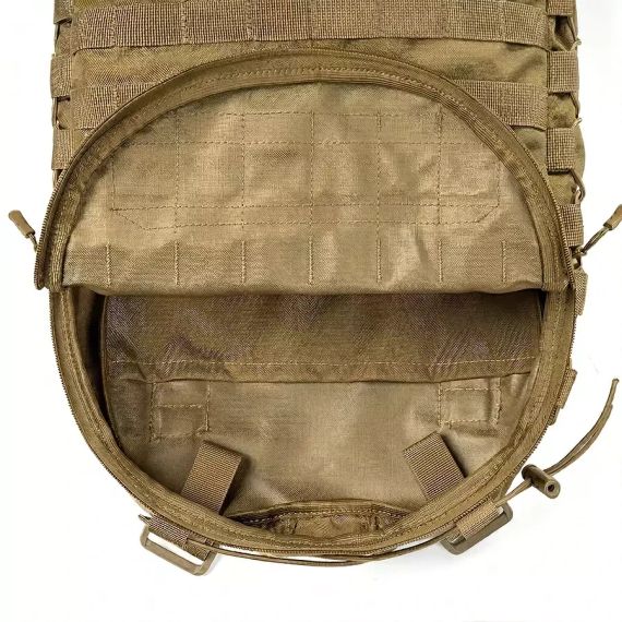 Рюкзак тактичний 10л Койот, штурмовий рюкзак військовий Ukrarmor укрармор Cordura 1000D, рюкзак ЗСУ MOLLE похід | Зображення 3