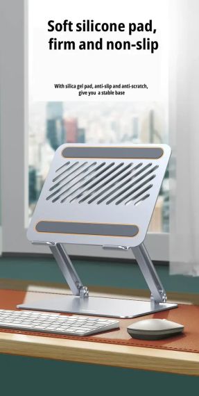 Підставка для ноутбука або планшета UGREEN Настільналева регульована Grey | Зображення 6