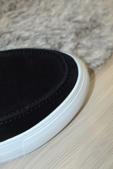 Чорні лофери з натуральної замші 40 розмір | Зображення 3