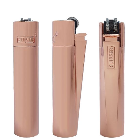 Запальничка У металевому корпусі Metal Clipper Lighter Rose Gold | Зображення 3