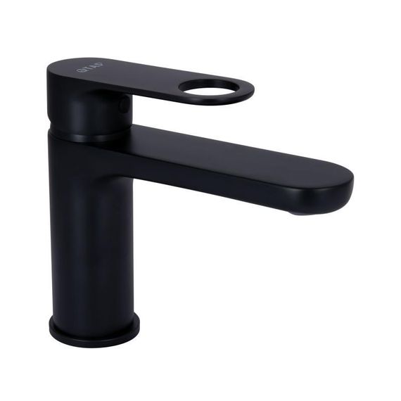 Смеситель для раковины Qtap Jay QTJAY270BLM45545 Black Matt