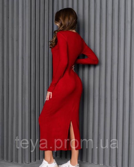 Плаття для жінок колір червоний розміри S, M, L, XL FI_008852 | Зображення 1