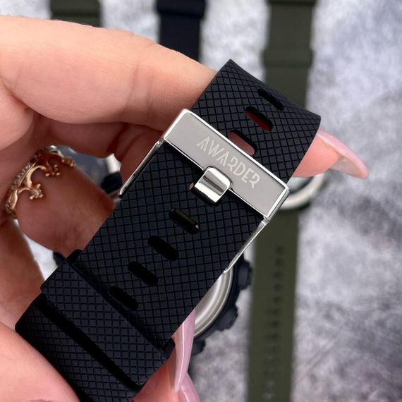 Годинник наручний Awarder 033 Де би не був Army Green-Silver-Black | Зображення 7