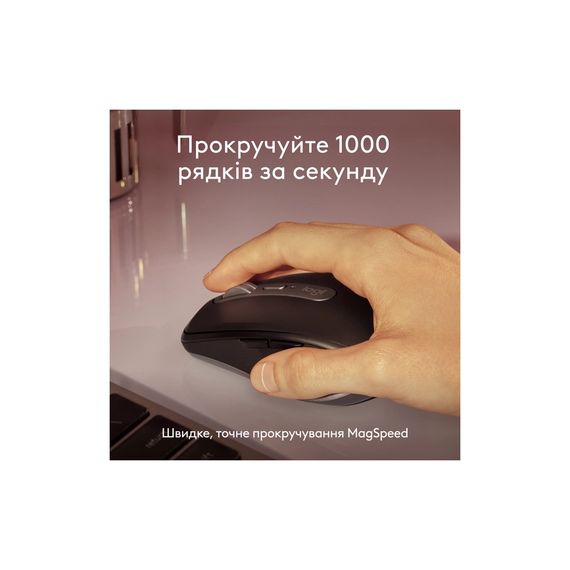 Мишка Logitech MX Anywhere 3S для MAC Wireless Space Grey (910-006947) | Зображення 5