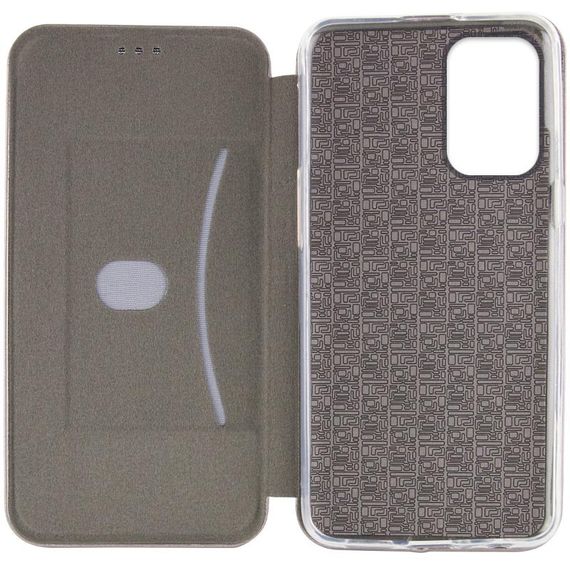 Шкіряний чохол-книжка Classy для Xiaomi Redmi Note 10 / Note 10s / Poco M5s Сірий | Зображення 2