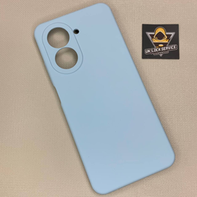 Чехол силиконовый противоударный Xiaomi Redmi A5 Soft Touch Голубий