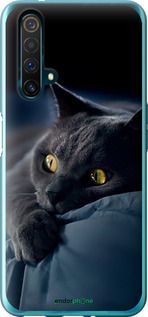 Чохол на Realme X50 Димчастий кіт "825u-1894-2448"