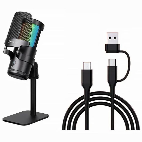 Мікрофон конденсаторний для гейминга Jmary MC-PW13 Black | Зображення 3