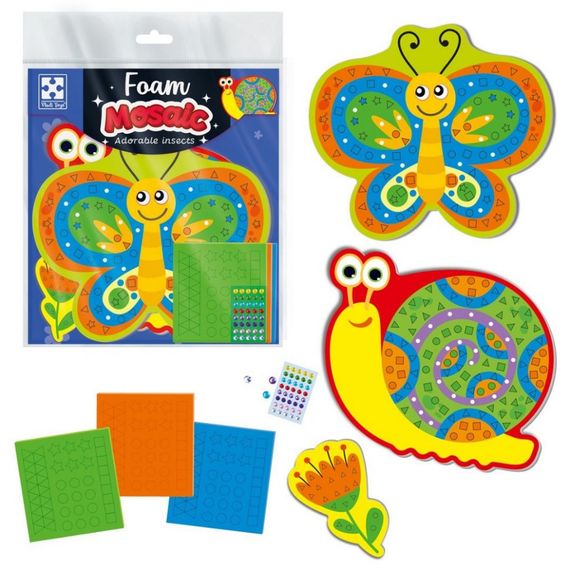 Набор для творчества "Волшебные букашки" VT4511-23 с мягкой мозаикой и стразами | Зображення 2