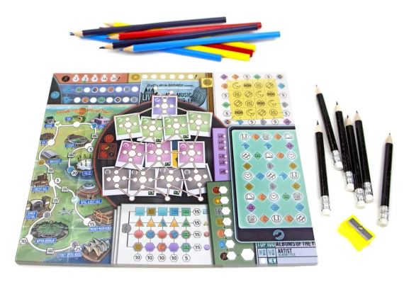 Настольная игра Draft & Write Records + 2 мини дополнения (на украинском) | Зображення 5