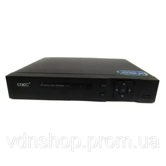DVR реєстратор BNC/V-OUT 4 канальний UKC CAD 1204 AHD 4 cam чорний | Зображення 1
