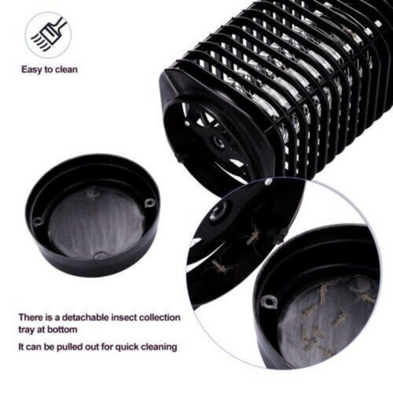 Ультрафіолетова лампа від комах, Елекетрична пастка для комарів, Лампа-світильник від комарів похідна, Лампа-світильник від комарі | Зображення 6