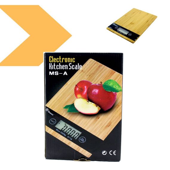 Електронні кухонні ваги з точним зважуванням до 5 кг Domotec MS-A (47530-MS-A_201) | Зображення 1