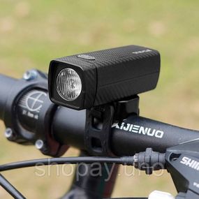 Фара алюминиевая велосипедная CYGM-256-LED, Вело-фара с линзой фара на аккумуляторе IF-63