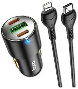 Авто Зарядное Устройство Швидке та ефективне зарядження XPRO NZ6 PD45W Type-C to Lightning (37362-01_328)