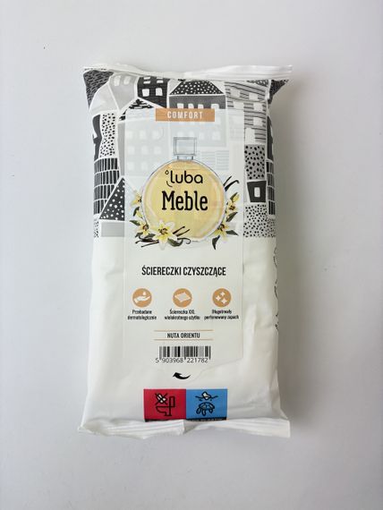 Luba Comfort вологі серветки для миття меблів парфумовані 32 шт.