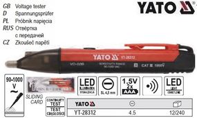 Индикатор напруги мережи 90-1000 В SL 4.5 мм YATO Польща YT-28312