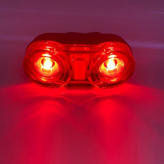 Задній стоп сигнал для велосипеда DMFL-535-2LED, Стоп-сигнал з миготливим світлом KL-84