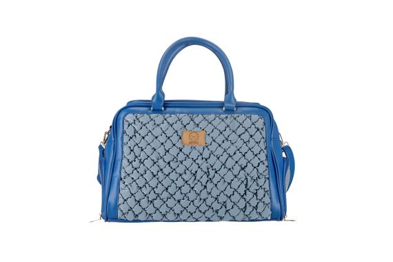 Сумка-переноска для собак і котів Misoko&Co, 45 см х 30 см х 20 см, синій