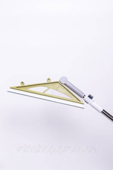 Швабра треугольная с металлической ручкой и резиновой кромкой для плитки, ламината, линолеума, влажной уборки HP-35015-38 | Зображення 4