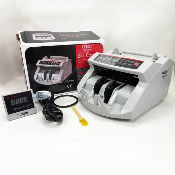 Рахувальна машинка Bill Counter UKC MG-2089, машинка для рахунку грошей з ультрафіолетовим GF-445 детектором валют | Зображення 4