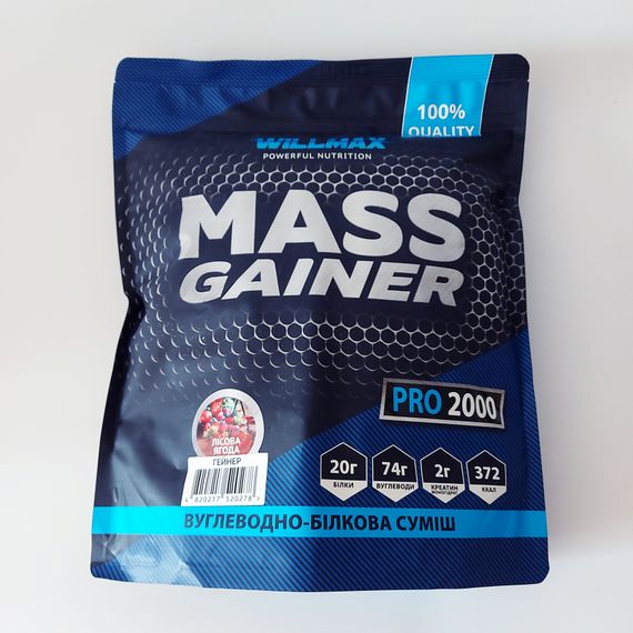 Гейнер Willmax MASS GAINER 2 кг | Зображення 1