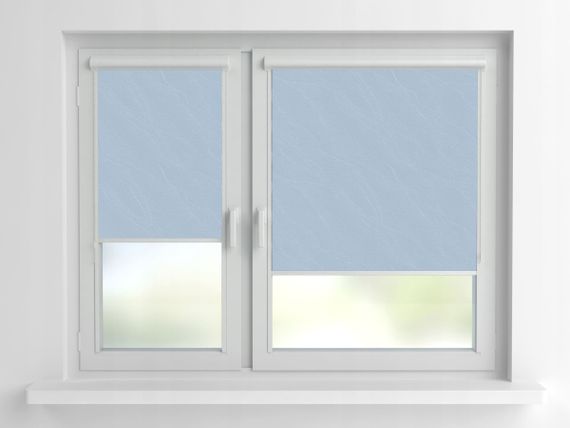 Рулонна штора Rolets Вода 2-1840-800 80x170 см закритого типу Небесно-блакитна | Зображення 1