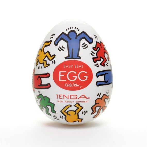 Мастурбатор-яйце для чоловіків Tenga Keith Haring EGG Dance