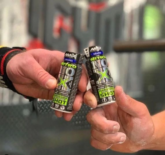 Предтренировочный комплекс Amix NitroNox Shot 60ml (Grapes) | Зображення 1