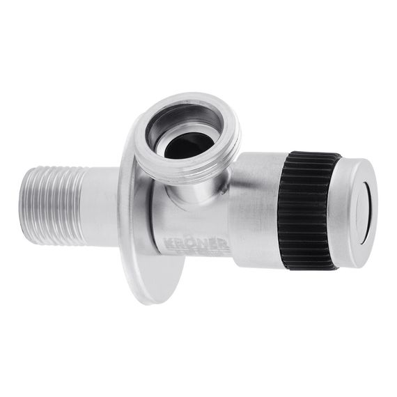 Кран приладовий Kroner KRP Edelstahl Klassisch - ESG102 1/2"х3/4" ЗЗ (CV022975)